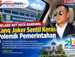 Jelang HUT Kota Bandung, Kang Joker Sentil Keras Polemik Pemerintahan